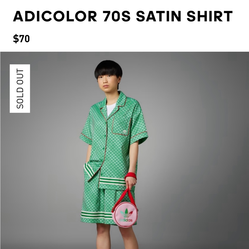 Adidas Adicolor vintage style monogram set